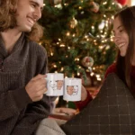 Bubu Dudu 2'li Porselen Sevgi Kupası - Premium Kupa