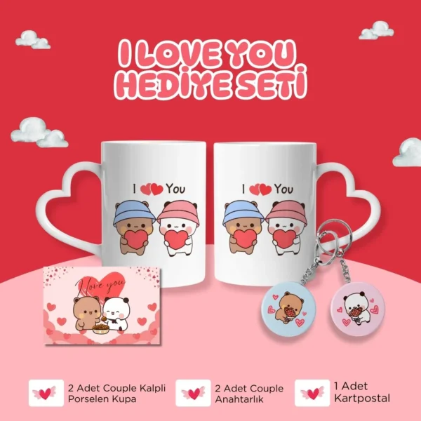Bubu Dudu Seni Seviyorum Hediye Seti