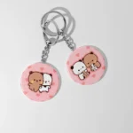 Bubu Dudu 2 Adet Sevgi Temalı Anahtarlık - Açacak Fonksiyonlu