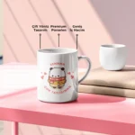 Bubu Dudu "Sen Çok Tatlısın" Yazılı Porselen Kupa - Görsel 2