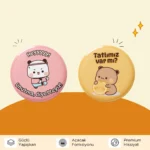 Bubu Dudu 4'lü Buzdolabı Magnet Set Eğlence Temalı - Güçlü Mıknatıs - Görsel 3