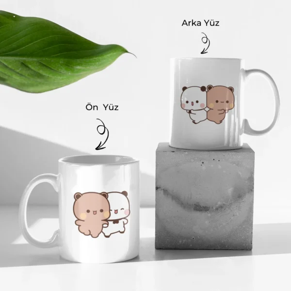 Bubu Dudu Premium Porselen Kupa Bardak Tekli Sevgi Kupası