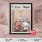 Bubu Dudu Kişiselleştirilebilir Çerçeveli Tablo