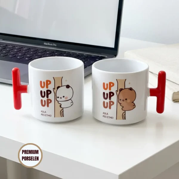 Bubu Dudu – T Kulplu Porselen Motivasyon Fincanı