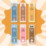 BubuDudu 6'lı Kitap Ayraç Seti - Eğlence Temalı