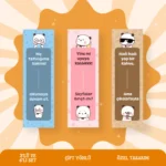 BubuDudu 6'lı Kitap Ayraç Seti - Eğlence Temalı - Görsel 2