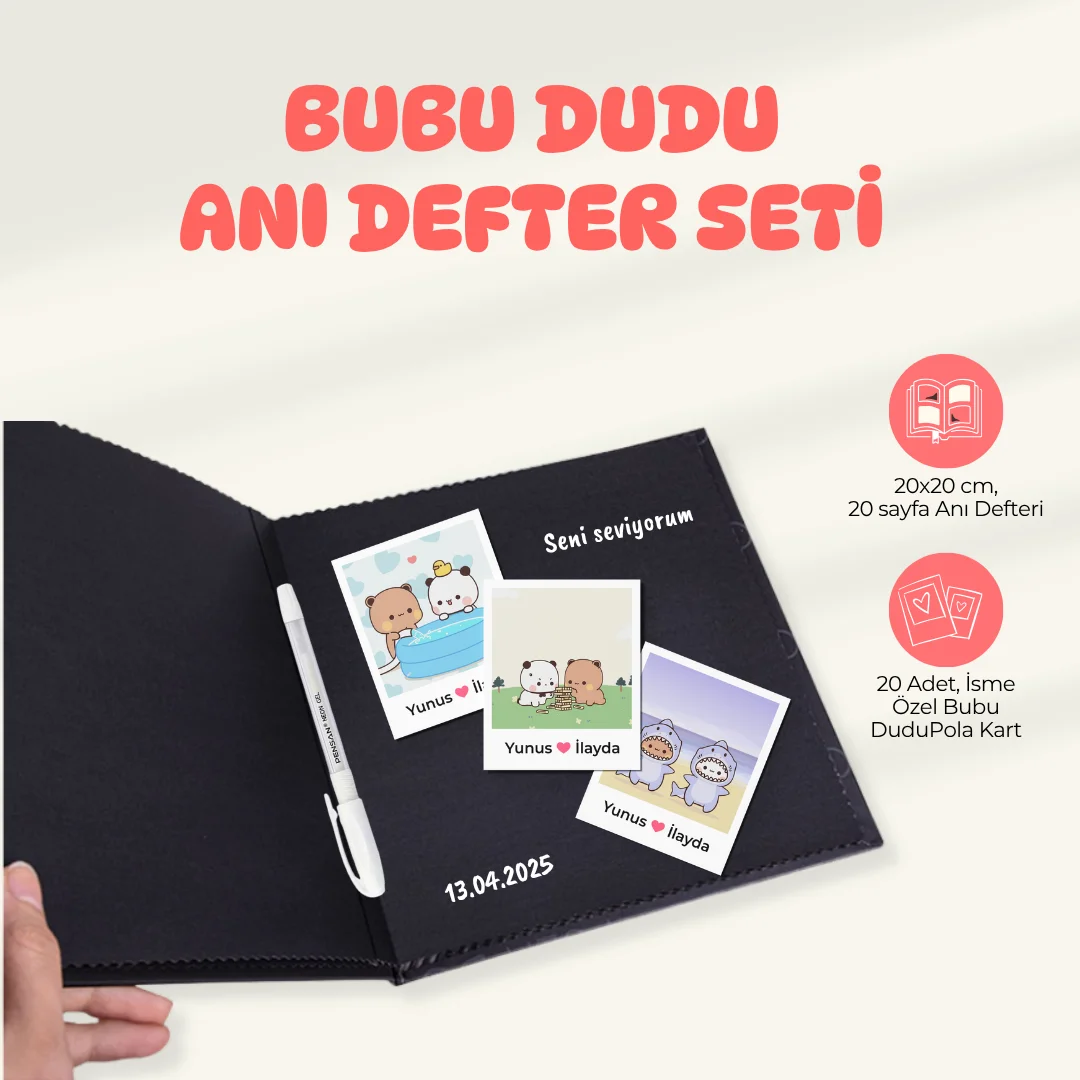 bubu-dudu-ani-defter-seti-hatira-defteri-1 (1) Bubu Dudu Anı Defter Seti - Hediyeli - Görsel 1