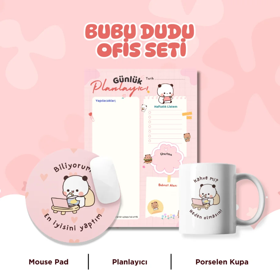 dudububulovetr_85ad35a6a2454103fe931b790d8ab017 Bubu Dudu Hediye Ofis Seti - Premium Ürün İçeriği - Görsel 1