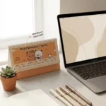 Bubu Dudu 2026 Mini Boy Masaüstü Takvim - 4 Mevsim Tasarım - Ultra İnce ve Hafif - Görsel 3