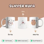 Bubu Dudu Slipper, Terlik Kupa %100 Porselen